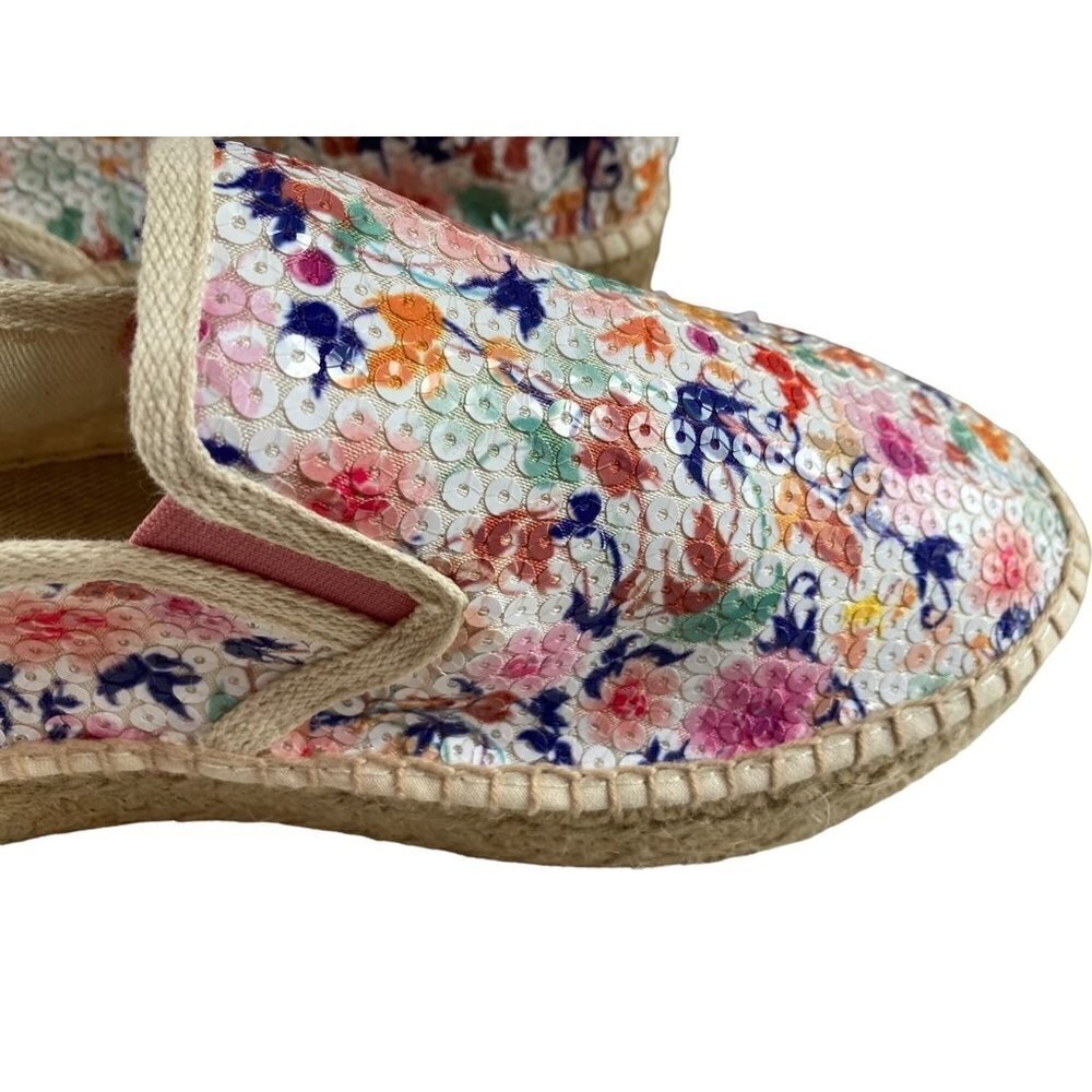 NWOT Toni Pons Fonda Floral Sequin Slip-On Espadrille Shoes Size EU 41 US 10 - Picture 5 of 7